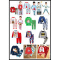 Casual Long Sleeve Set Boys′ Cotton Superman Children′s Homewear Pajamas